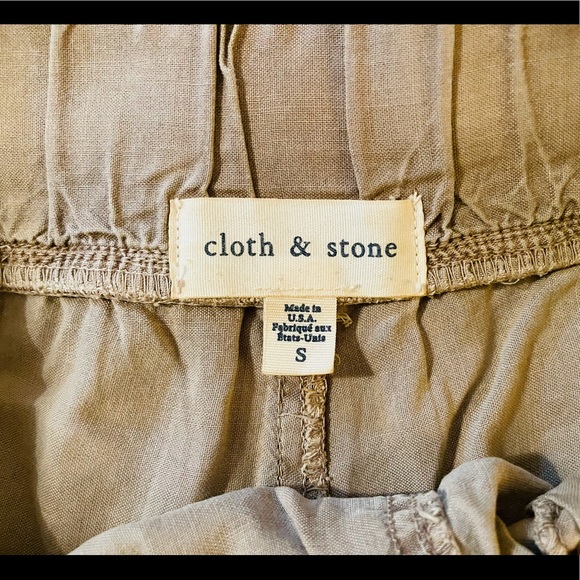 Cloth & Stone Khaki Shorts Size S - Picture 3 of 3